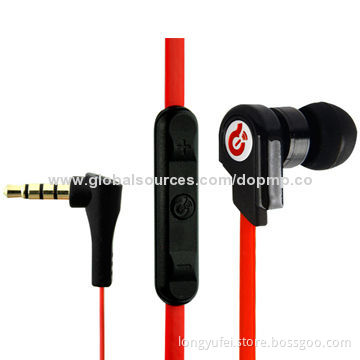 Good Bass In-ear Stereo Earphones for iPhone/Samsung/iPad with Microphone, 13mm Horn Size